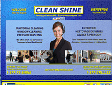 Tablet Screenshot of cleanshine.com